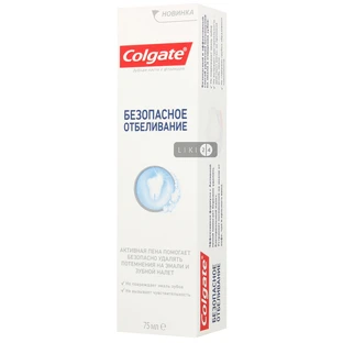 Зубная паста Colgate Безопасное отбеливание, 75 мл