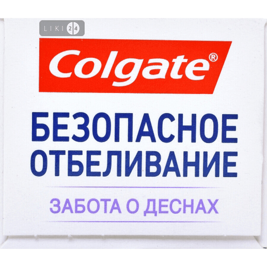Зубна паста Colgate Безпечне відбілювання Турбота про яснах відбілююча 75 мл: ціни та характеристики