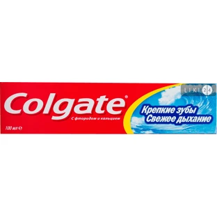 COLGATE Зубная паста Крепкие зубы Свежее дыхание 100мл 