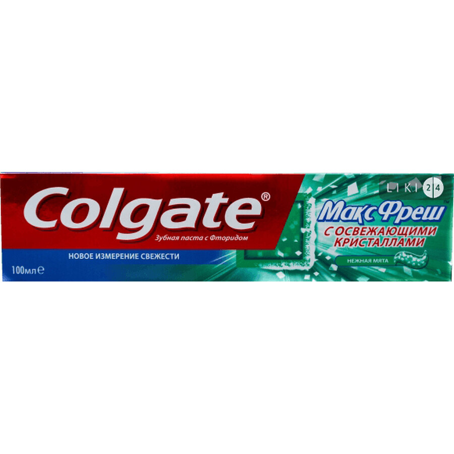 COLGATE Зубная паста МаксФреш Нежная мята 100мл : цены и характеристики