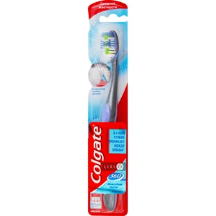 Зубная щетка Colgate 360° Межзубная чистка средней жесткости