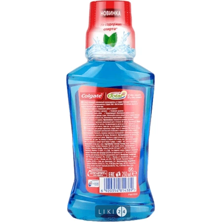 COLGATE Ополіскувач д / порожнини рота Total 12 Сильна м'ята 250мл : ціни та характеристики