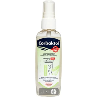 Дезодорант-антиперспірант Corbaktol Green Fresh Deo-Spray антибактеріальний 80 мл