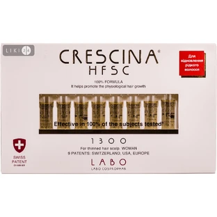 CRESCINA HFSC 1300 Средство д/восст. роста волос д/жен. фл. 3,5мл №1(10) 