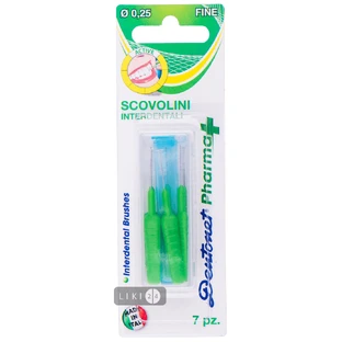Міжзубні йоржики DentOnet Pharma тонкі, 7 шт
