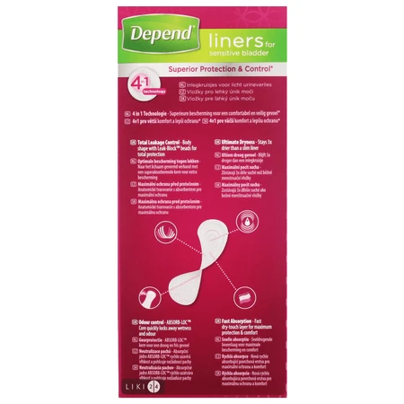 Урологические прокладки Depend Ultra Mini 22 шт: цены и характеристики