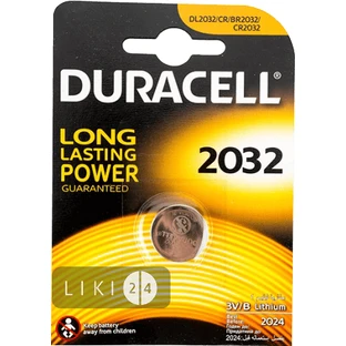 DURACELL Батарейка Li 2032 д/элект. приборов 3V 1шт 
