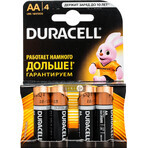 DURACELL Батарейки Basic AA алкал. 1,5V LR6 4шт : ціни та характеристики