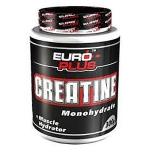 Креатин Euro Plus Creatine Monohydrate для спортсменів, 300 г банка