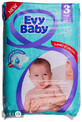 Підгузки дитячі Evy Baby Midi Jumbo 3 (5-9 кг) 68 шт