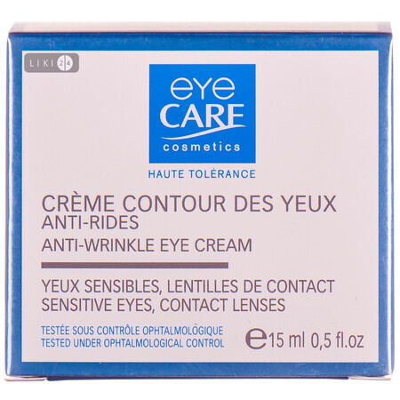 Крем для обличчя Eye Care Cosmetics Anti-Wrinkle для контуру очей Відновлюючий 15 мл