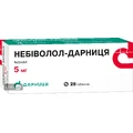 Небіволол-Дарниця табл. 5 мг контурн. чарунк. уп. №28
