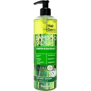 FARMONA HAIR GENIC Bamboo & Oils Шампунь д/волос укрепл. 410мл 