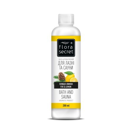 Засіб ароматичний Flora Secret для сауни та лазні Ялиця - Лимон 250 мл