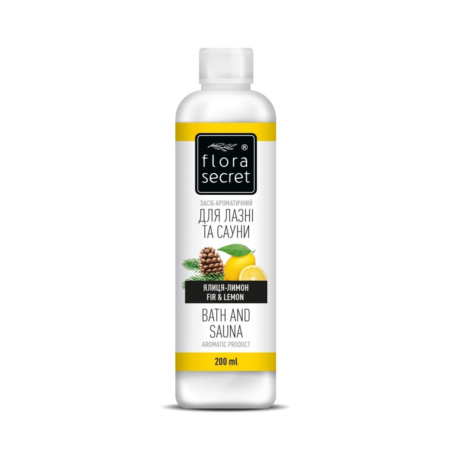 Засіб ароматичний Flora Secret для сауни та лазні Ялиця - Лимон 250 мл: ціни та характеристики