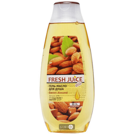 Гель-масло для душу Fresh Juice Sweet Almond, 400 мл