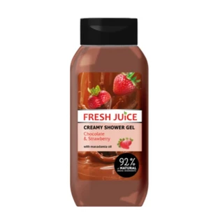 Крем-гель для душу Fresh Juice Шоколад і полуниця Chocolate & Strawberry, 400 мл