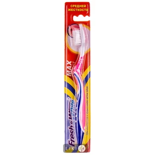 Зубная щетка Fresh&White Max Effect средней жесткости