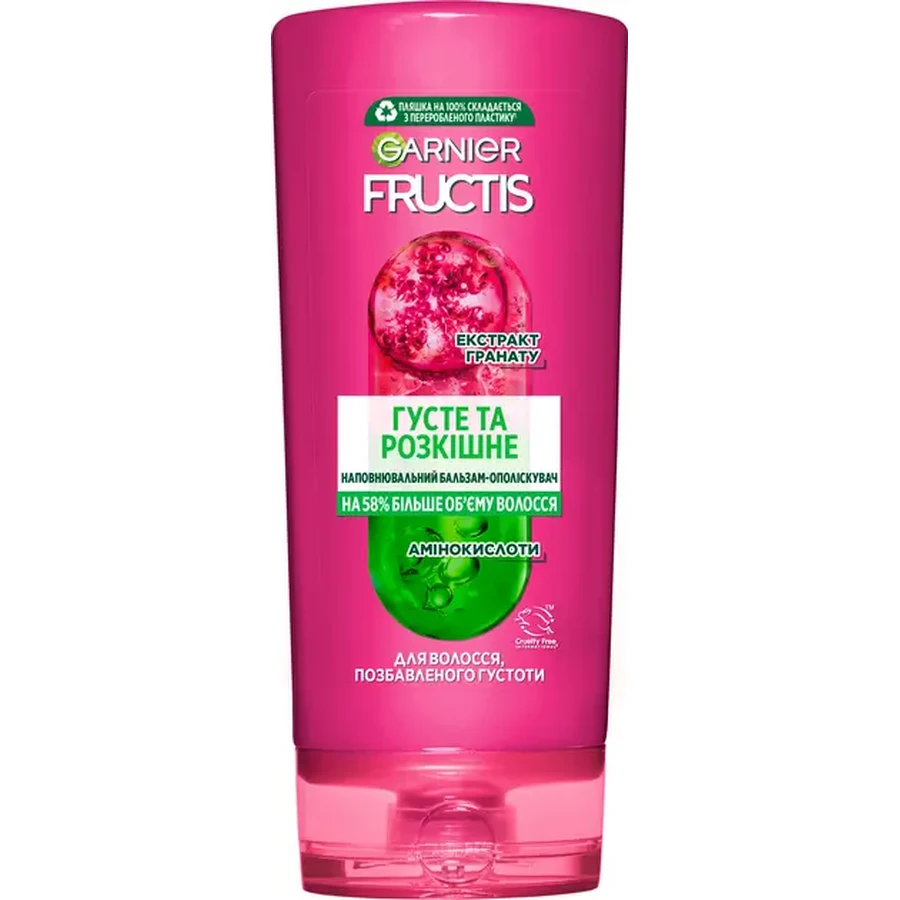Бальзам-ополаскиватель Garnier Fructis Густые и роскошные 200 мл : цены и характеристики