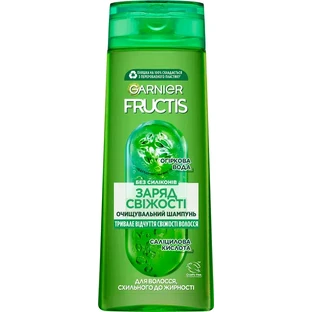 Шампунь Garnier Fructis Заряд Свіжості для волосся схильного до жирності 400 мл