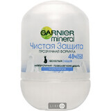 Антиперспирант Garnier Mineral 48H Чистая защита шариковый прозрачная формула 50 мл