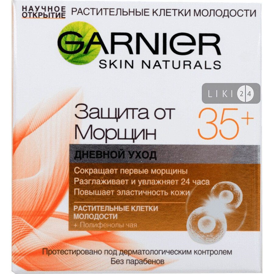 Крем для обличчя GARNIER Skin Naturals денний Захист від зморшок 35+ 50 мл : ціни та характеристики