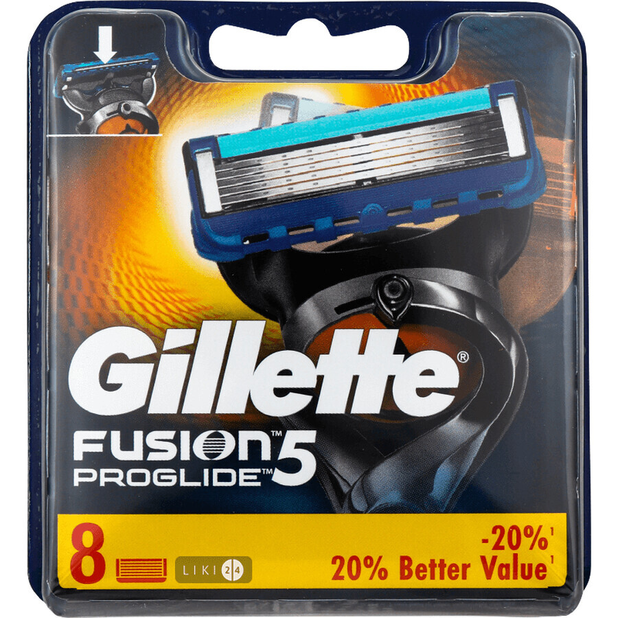 Змінні картриджі для гоління Gillette Fusion5 ProGlide чоловічі 8 шт: ціни та характеристики