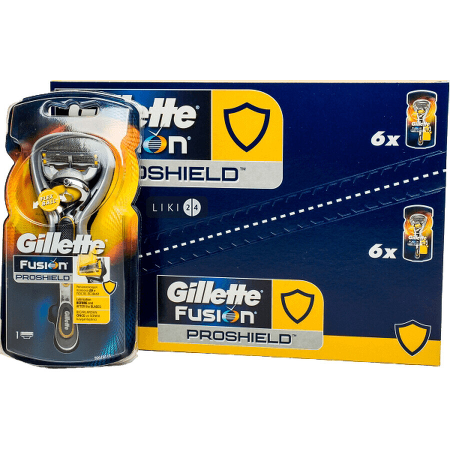 Станок для гоління Gillette Fusion5 ProShield чоловічий з 1 змінним картриджем: ціни та характеристики