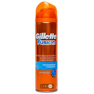 Гель для гоління Gillette Fusion Зволожуючий 200 мл