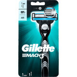 Станок для бритья Gillette Mach 3 мужской с 1 сменным картриджем