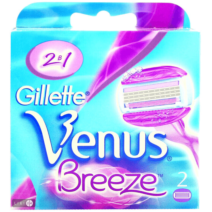 Змінні картриджі для гоління Venus ComfortGlide Breeze жіночі 2 шт: ціни та характеристики