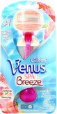Станок для гоління Venus ComfortGlide Spa Breeze жіночий з 2 змінними касетами