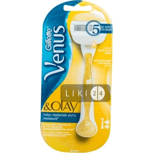 Станок для бритья Venus ComfortGlide Olay женский с 1 сменным картриджем