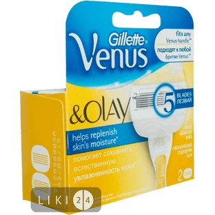 Сменные картриджи для бритья Venus ComfortGlide Olay женские 2 шт
