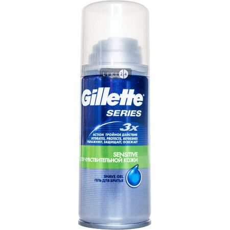 Гель для гоління Gillette Series Sensitive Skin Для чутливої ​​шкіри 75 мл