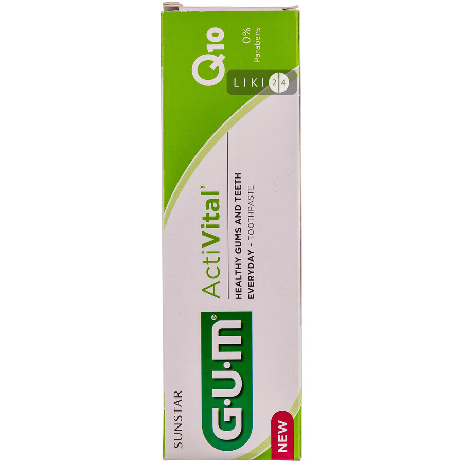 Зубная паста GUM Activital, 75 мл: цены и характеристики