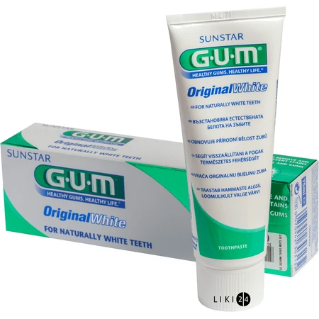 Зубная паста GUM Original White, 75 мл: цены и характеристики