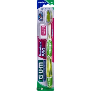 Зубна щітка GUM Technique Pro Full Medium Повна Середньо-м'яка