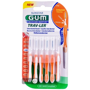 Міжзубні щітки GUM Trav-Ler 0.9 мм