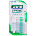 Набір міжзубних щіток GUM Soft-Picks з фторидом 0.9-1 мм 40 шт: ціни та характеристики