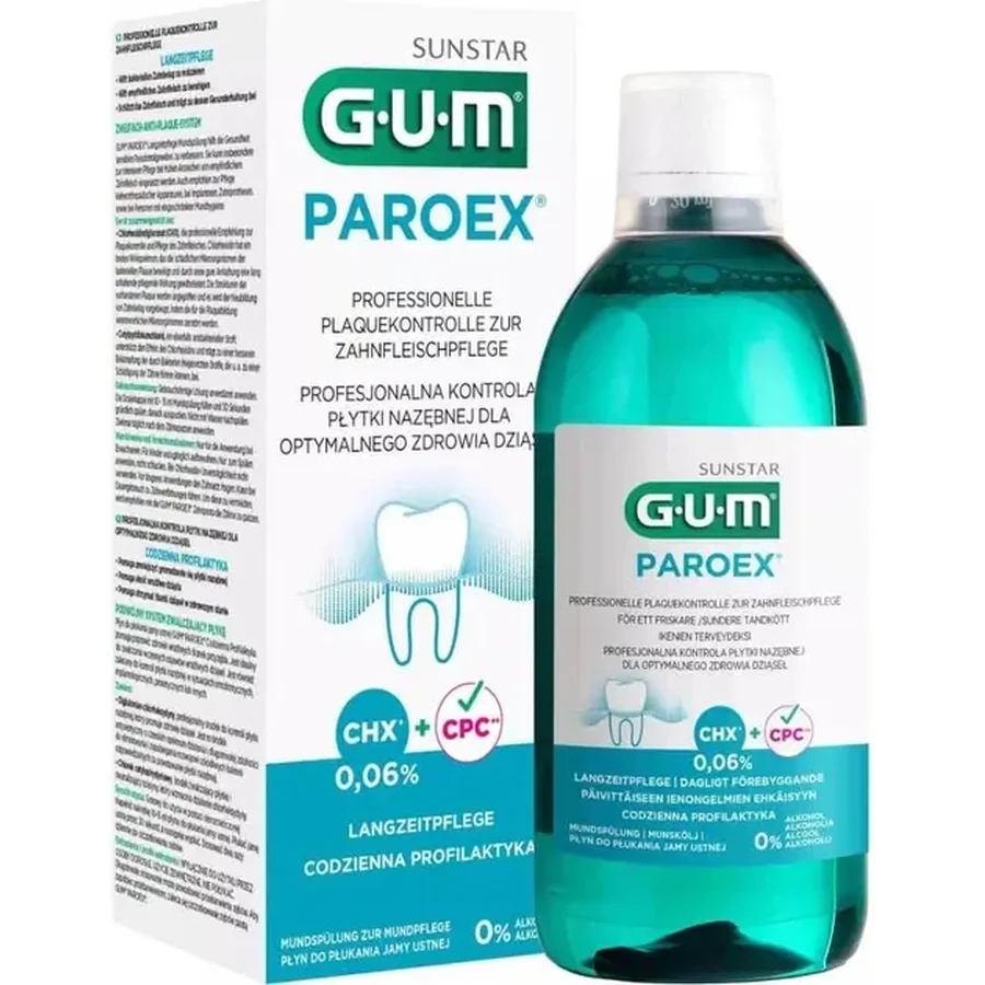 Ополаскиватель для полости рта GUM Paroex 0,06% хлоргексид.+СРС 500 мл : цены и характеристики