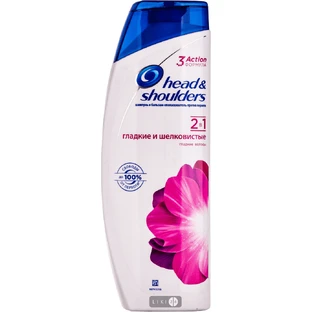 HEAD & SHOULDERS Шампунь 2в1 п / лупи Гладенькі / шовков. 400мл 