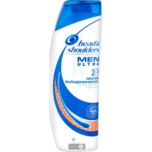 HEAD&SHOULDERS Шампунь 2в1 п/перхоти/выпад. волос д/мужчин 400мл 