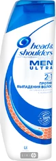 HEAD &amp; SHOULDERS Шампунь 2в1 п / лупи / випад. волосся д / чоловіків 400мл 