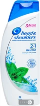HEAD&SHOULDERS Шампунь и бальзам-опол. 2в1 п/перхоти Ментол 600мл 