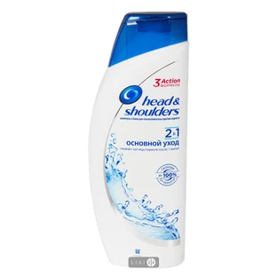 HEAD&SHOULDERS Шампунь и бальзам-опол. 2в1 п/перхоти Основной уход 600мл 