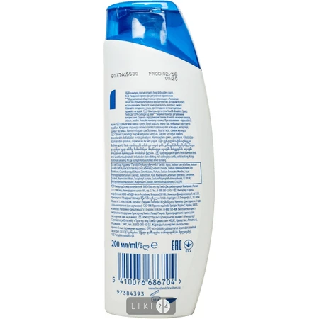 HEAD&SHOULDERS Шампунь п/перхоти Sport Fresh 200мл : цены и характеристики