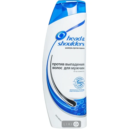 HEAD&SHOULDERS Шампунь п/перхоти/выпад. волос д/мужчин 400мл : цены и характеристики