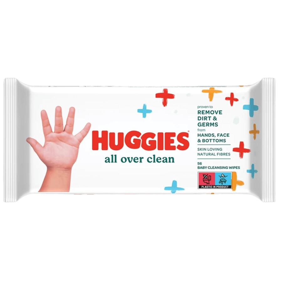 Влажные салфетки Huggies All Over Clean 56 шт: цены и характеристики