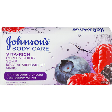 JOHNSON Body Care Vita Rich Мило відн. з екстр. малини 125г 
